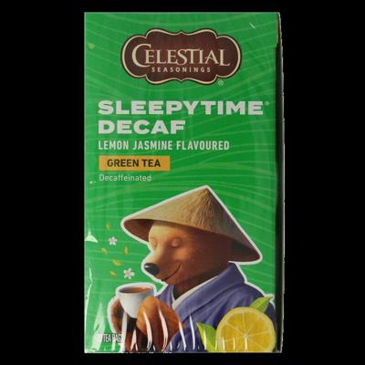 Sleepytime decaf green tea lemon jasmine 20 Zakjes Sleepytime decaf green tea lemon jasmine 20 Zakjes