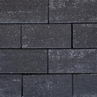 Minimaal 75! Sierbetonklinker drive 21x10,5x8 cm Night zwart/grijs bestrating tegel Gardenlux - Gardenlux