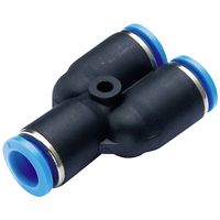 TRU COMPONENTS Y-connector PY8 Buis-Ø: 8 mm 1 stuk(s) - thumbnail