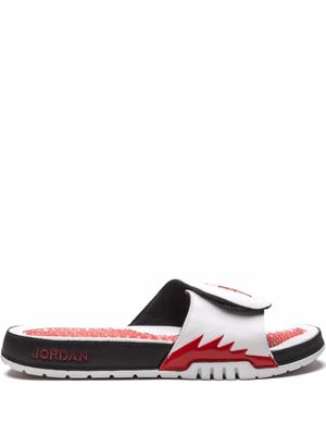 Jordan claquettes Jordan Hydro 5 Retro 'Fire Red 5' - Blanc
