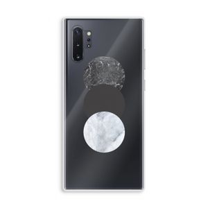 Marmeren cirkels: Samsung Galaxy Note 10 Plus Transparant Hoesje