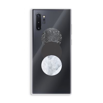 Marmeren cirkels: Samsung Galaxy Note 10 Plus Transparant Hoesje