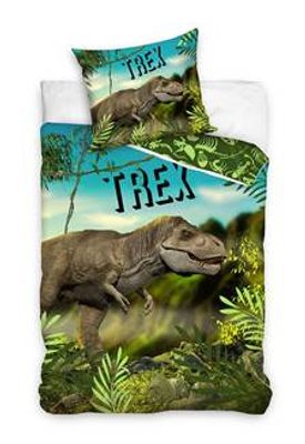 DREAMEE Dekbedovertrek - T-Rex - 140 x 200 cm