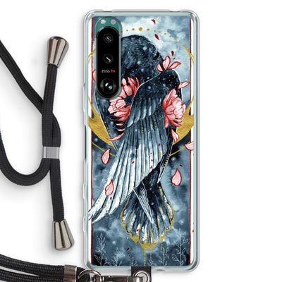 Golden Raven: Sony Xperia 5 III Transparant Hoesje met koord