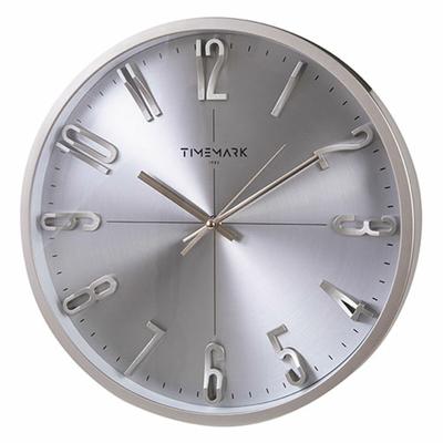 Muurklok Timemark Zilverkleurig Ø 34 cm