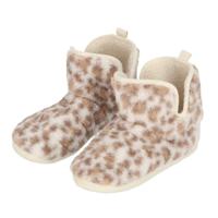 Apollo kindersloffen - luipaard - lichtbruin - pantoffels - met antislip - voor kinderen
