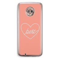 Best heart: Motorola Moto G6 Transparant Hoesje