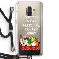 Bento a day: Samsung Galaxy A8 (2018) Transparant Hoesje met koord