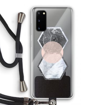 Creatieve toets: Samsung Galaxy S20 Transparant Hoesje met koord