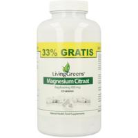 Livinggreens Magnesium citraat 400mg voordeelverpakking