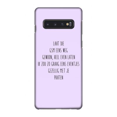 GSM: Samsung Galaxy S10 4G Volledig Geprint Hoesje