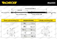 Gasveer, kofferruimte MONROE, u.a. fÃ¼r Audi