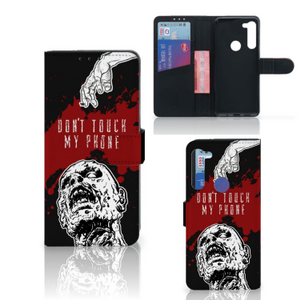 Motorola G8 Power Portemonnee Hoesje Zombie Blood