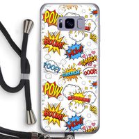 Pow Smack: Samsung Galaxy S8 Transparant Hoesje met koord