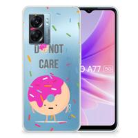 OPPO A77 | A57 5G | Siliconen Case | Donut Roze