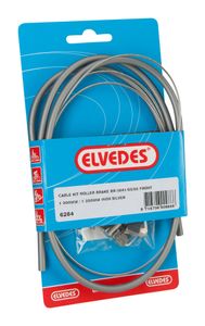 Elvedes Voor remkabel nexus rollerbrake cpl. zilver 6284