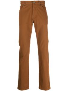 Zegna pantalon droit Roccia - Marron