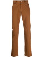 Zegna pantalon droit Roccia - Marron - thumbnail