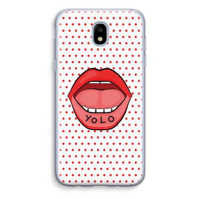 Yolo Denise: Samsung Galaxy J5 (2017) Transparant Hoesje
