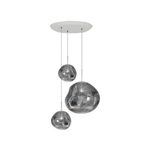 Tom Dixon Melt LED Trio Round Hanglamp - Chroom