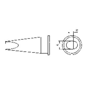 Weller LHT-D Soldeerpunt Platte vorm Grootte soldeerpunt 4.7 mm Inhoud: 1 stuk(s)