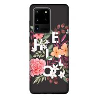 Hello in flowers: Samsung Galaxy S20 Ultra Tough Case