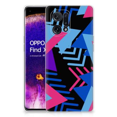 OPPO Find X5 | TPU Hoesje | Funky Triangle