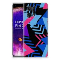 OPPO Find X5 | TPU Hoesje | Funky Triangle