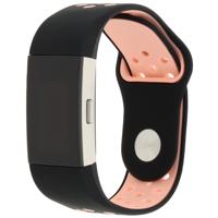 Fitbit Charge 2 Dubbel Sport Band - Zwart Roze Fitbit Charge 2 Dubbel Sport Band - Zwart Roze