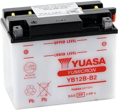 YUASA batterij "yb12b-b2". battery yb12b-b2 standard without sp