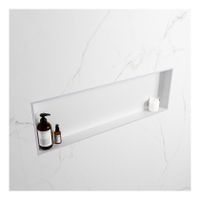 Wandnis Solid Surface Easy | In- en opbouw | 30x90x8 cm | 1 vak | Cale/Talc