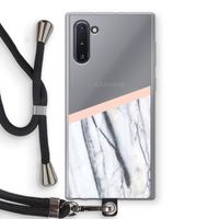 A touch of peach: Samsung Galaxy Note 10 Transparant Hoesje met koord