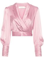 ZIMMERMANN haut à design cache-cœur - Rose