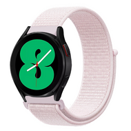 Sport Loop nylon bandje - Lichtroze - Samsung Galaxy watch 7 / Galaxy Watch FE - 40mm & 44mm