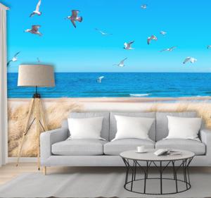 Fotobehang strand Ochtend wandeling