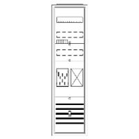 BA17CA  - Equipped meter cabinet IP31 1100x300mm BA17CA - thumbnail