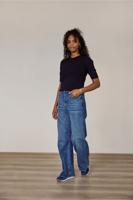 Lana ssl solid pullover - dark blue - 91530