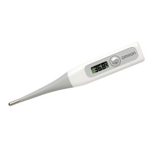 Omron MC-343F-E digitale lichaams thermometer Contact Grijs, Wit Oraal, Rectaal, Onderarm Knoppen