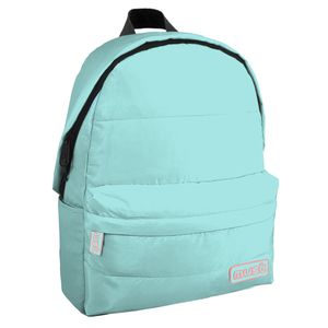 Must Rugzak, Puffy - 42 x 32 x 17 cm - Turquoise / Roze - Polyester