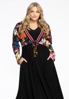 Yoek Bolero FIORE | Zwart | Maat 58/60 Yoek Bolero FIORE | Zwart | Maat 58/60