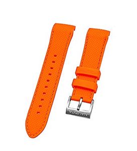 Horlogeband Nautica A15101G Silicoon Oranje 22mm