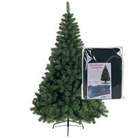 Bellatio Decorations kerstboom 150 cm met opbergzak - thumbnail