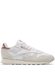 Reebok baskets en cuir à empiècements - Blanc