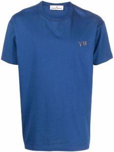 Vivienne Westwood t-shirt à logo brodé - Bleu