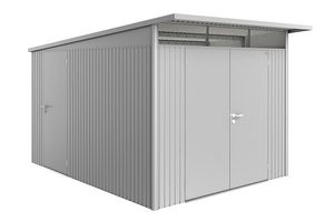 Biohort Metalen tuinhuis AvantGarde A8 260x340x222 cm met dubbele deur- Lessenaarsdak- Metaal- Biohort