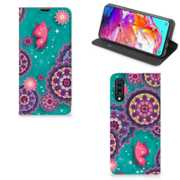 Samsung Galaxy A70 | Bookcase | Cirkels en Vlinders