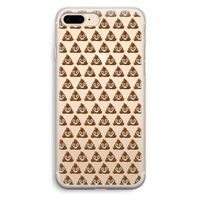 Poop emoji: iPhone 7 Plus Transparant Hoesje