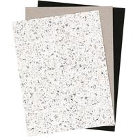 Creativ Company Faux leather papier, vel 21x27,5+21x28,5+21x29,5 cm, dikte 0,55 mm, unikleurig,met folie,bedrukt, 3 vel/ 1 doos
