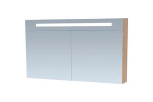 Sanituba Spiegelkast Double Face 120cm Licht eiken