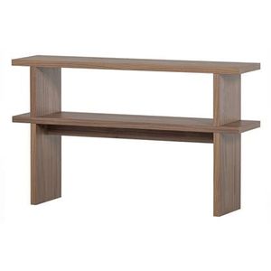 vtwonen Couchtable Sidetable - Noten Veneer - Naturel Matt - 72x120x30